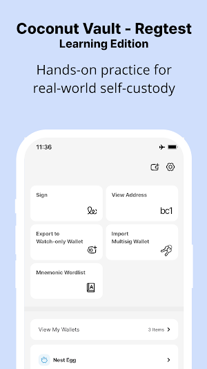Coconut Vault-Testnet Screenshot 0