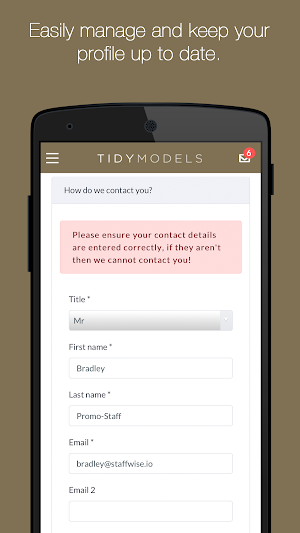 Tidy Promotions Screenshot 2