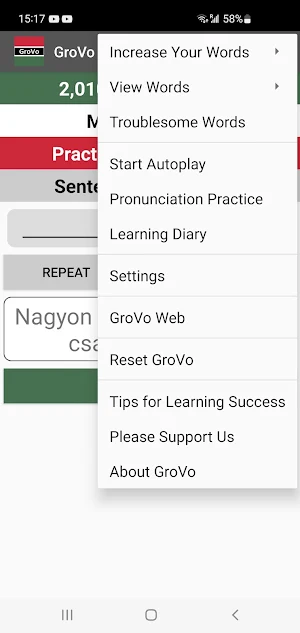 GroVo Hungarian Screenshot 1