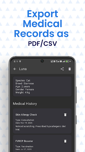 Pet Medical Records PRO Screenshot 3
