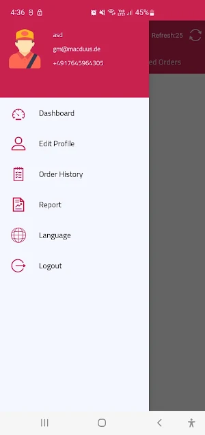 Delivery Screenshot 2