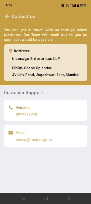 Invesage Screenshot 3