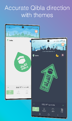 Qibla Finder - Athan, Qibla Compass, Prayer Times Screenshot 0