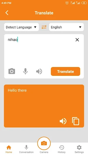 Ez Translator -Translate offline -Camera translate Screenshot 0