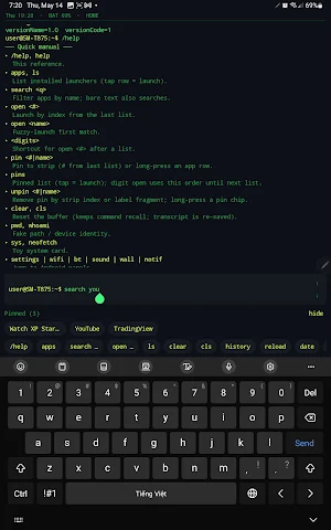 Command Line Launcher Screenshot 1