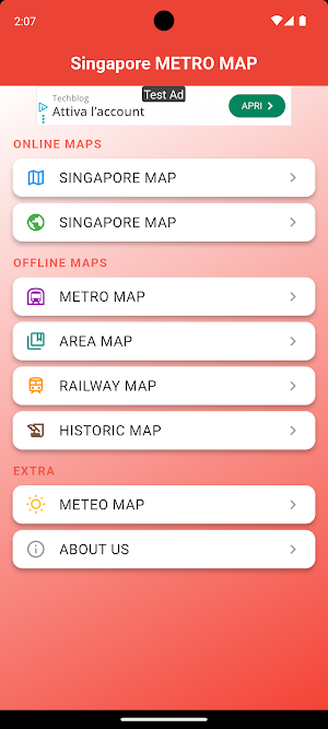 Singapore Metro Map Screenshot 0