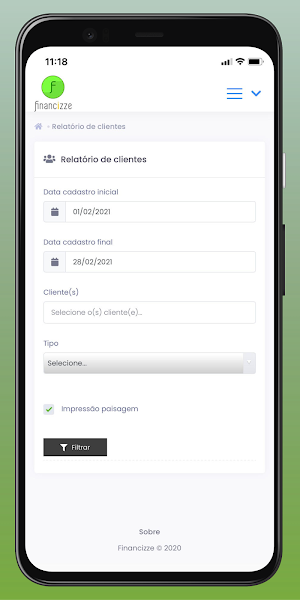Financizze Screenshot 2