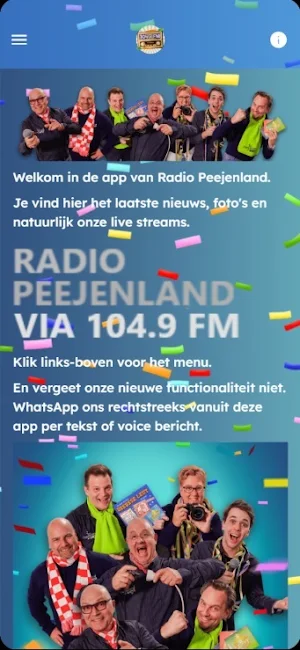 Radio Peejenland Screenshot 3