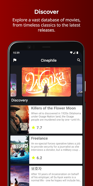 Cinephile: Dive into Films! Screenshot 0