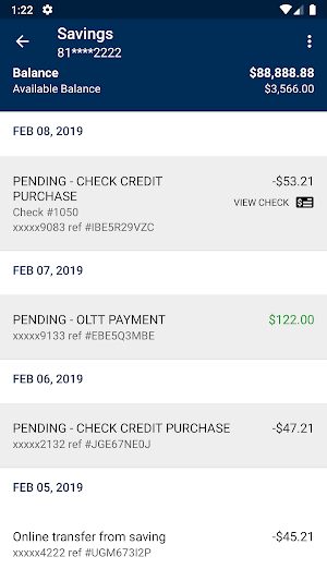 Merck EFCU Mobile Banking Screenshot 3