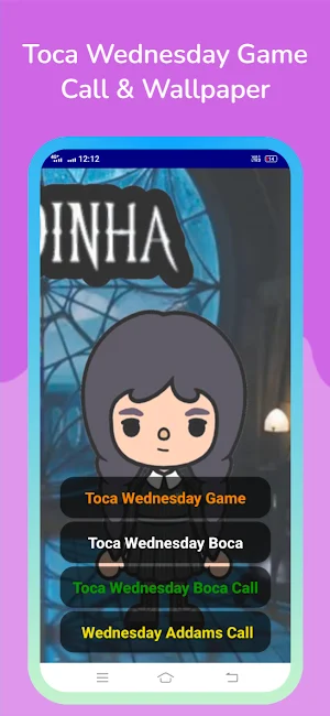 Toca Wednesday Addams Boca HD Screenshot 0