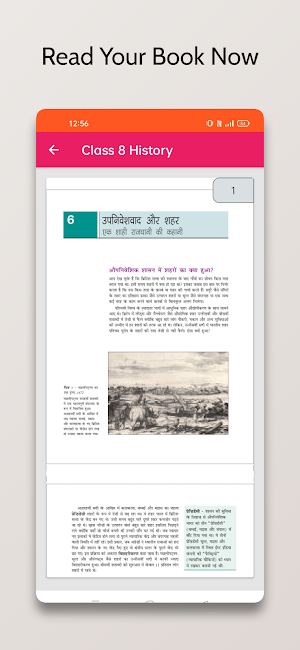 8 History NCERT Books in Hindi Screenshot 3