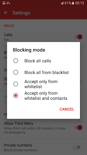 Call Blacklist Pro 2017 Screenshot 3
