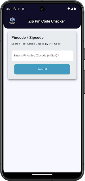 Zip/Pin Code Checker Screenshot 1