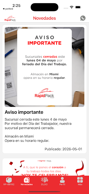 RapidPack Screenshot 2