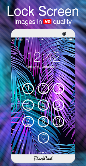 Amoled lockscreen 3D Screenshot 3