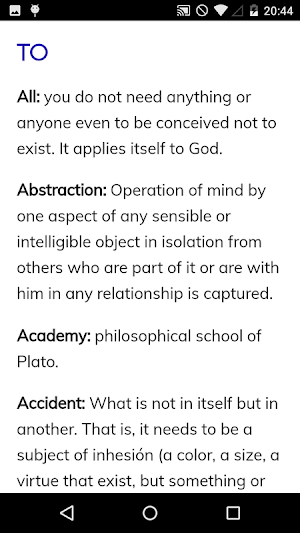 Philosophical Dictionary Screenshot 1