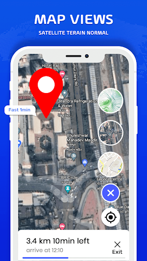 GPS Route Finder - Navigation Screenshot 1