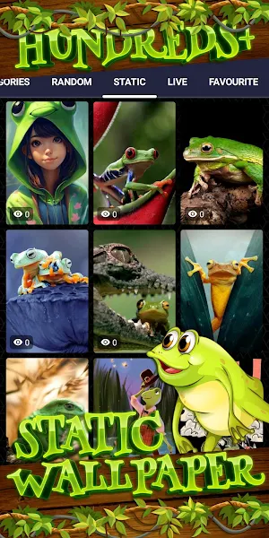cute frog wallpaper Screenshot 3