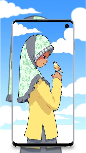 Hijab Girl Wallpaper Screenshot 1