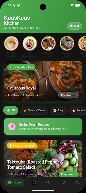 couscous kitchen recipes Screenshot 1