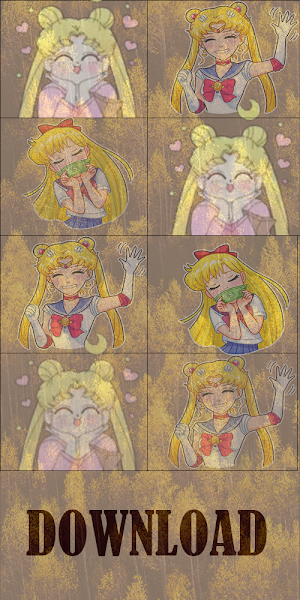 Stiker Sailor Moon stickers Screenshot 0