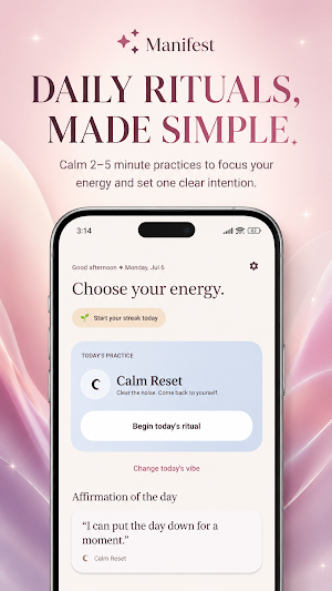 Manifest: Daily Rituals Screenshot 0