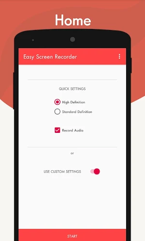 Easy Screen Recorder & Video Capture - HD | FHD Screenshot 0