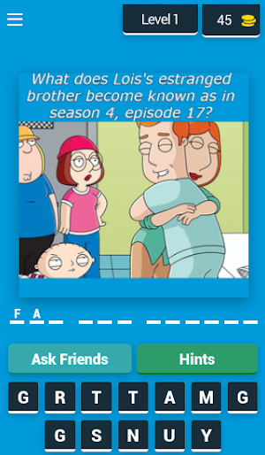 Fam. Guy Quiz Trivia Screenshot 3
