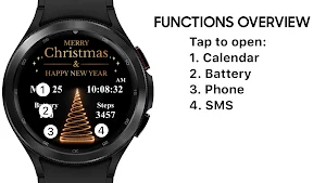 AZ271 Christmas Gold Watch Screenshot 0