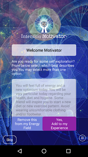 Intention Motivator Screenshot 2