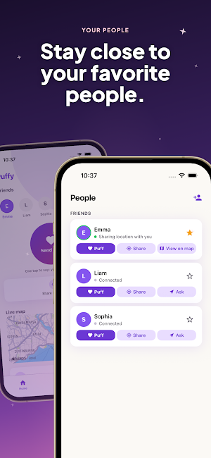 Couples App & Widget: Puffy Screenshot 1