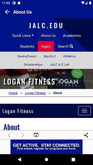 Logan Fitness JALC Screenshot 2