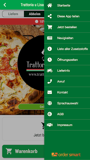 Trattoria u Lisa Pizza & Pasta Screenshot 2