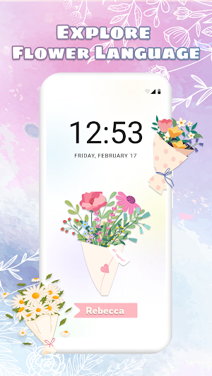 DIY Flower Language Wallpaper Screenshot 0