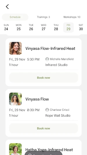 Prana Yoga Center Screenshot 2
