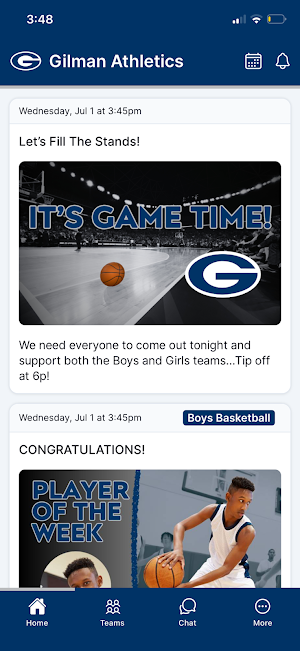 Gilman Greyhound Athletics Screenshot 0