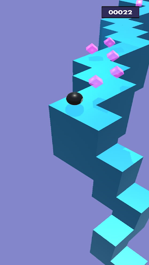 ZigZags Ball game-Twist & Turn Screenshot 0