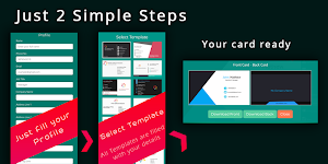 Business Card Maker Free Visiting Card Maker photo Screenshot 1