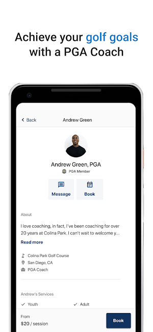 MyPGA Screenshot 2
