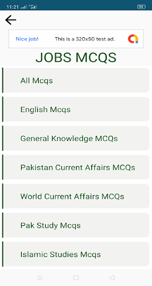 All MCQs : Pakistani Jobs Tests Preparations Screenshot 2