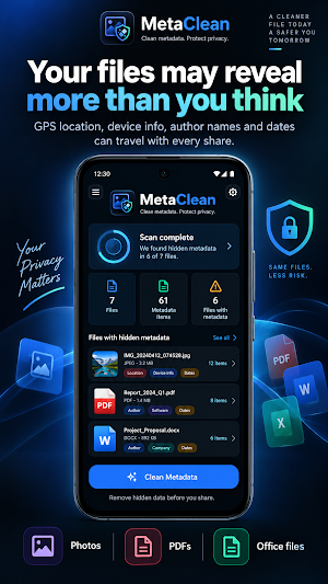MetaClean: Metadata Cleaner Screenshot 0
