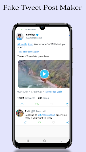 Fake Tweets, Fake Post Maker Screenshot 3