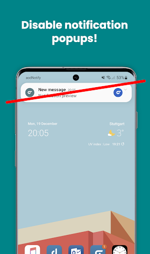 Disable Notification Popups Screenshot 1