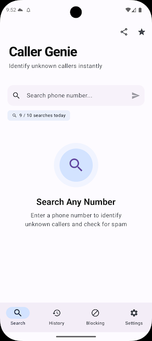 Caller Genie: Call ID & block Screenshot 3