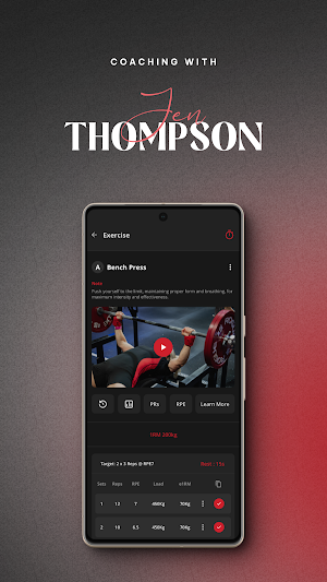 THOMPSON’s Gym Programs App Screenshot 3