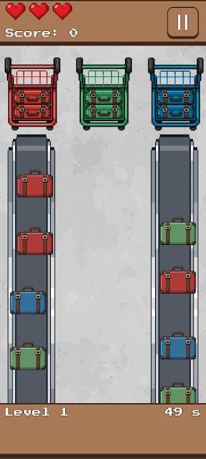 Luggage Sort: Airport Puzzle Screenshot 2