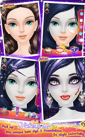 Halloween Makeup Me Screenshot 2