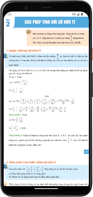 Toán Lớp7 - Tập một Screenshot 1