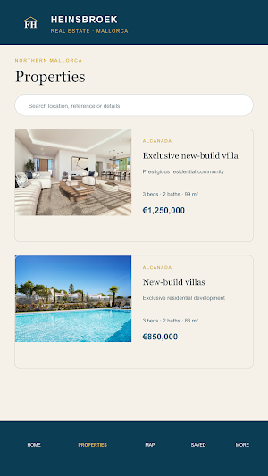 Heinsbroek Real Estate Screenshot 0